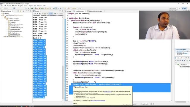 Java Collections 07 - TreeSet in java | Java TreeSet sorting with example | Java9s.com смотреть онлайн