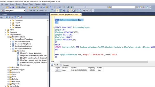 How to update data using store procedure in C# ADO.net Part-04 смотреть онлайн