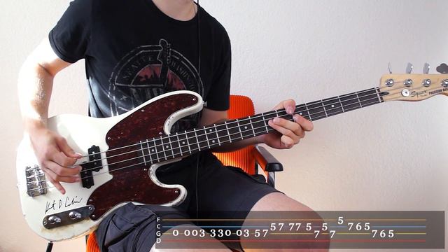Nirvana - Lithium | Drum + Bass Cover with Play Along Tabs смотреть онлайн