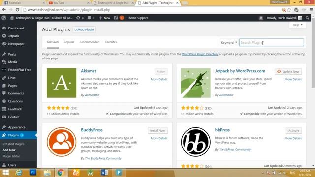How to Install Plugin in Wordpress version 4.6 смотреть онлайн