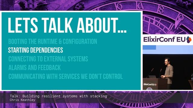 Chris Keathley - Building Resilient Systems with Stacking - ElixirConf EU 2019 смотреть онлайн