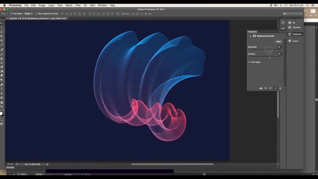 Blending Vector Art - Adobe Illustrator/Photoshop смотреть онлайн