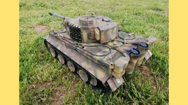RC модель, 1:16, тяжелого танка "Тигр", Дмитрия Дубовского, г. Белгород - Днестровский. смотреть онлайн