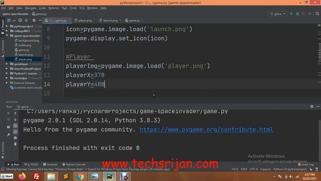 Space -Invader Game Development Tutorial in Python using Pygame Library in Hindi | Urdu | Part-1 смотреть онлайн