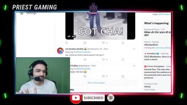 YouTube India troll Godlike | target ghatak mazy react YouTube india tweet #godlike #mazyreacts смотреть онлайн