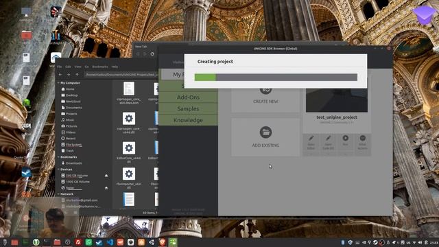 Unigine Community Edition: Установка на Linux, главное меню, смена камер – Владиус смотреть онлайн