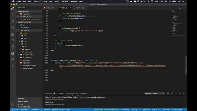 Curso básico de VueJS - 06 - One way binding - V-bind смотреть онлайн