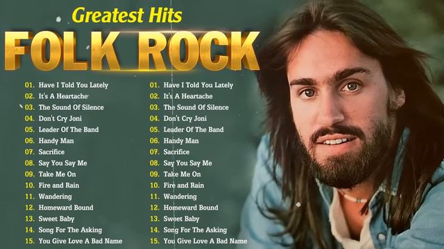 Folk Rock And Country Music - Folk Rock & Country Collection 70's 80's 90's - Classic Folk Songs