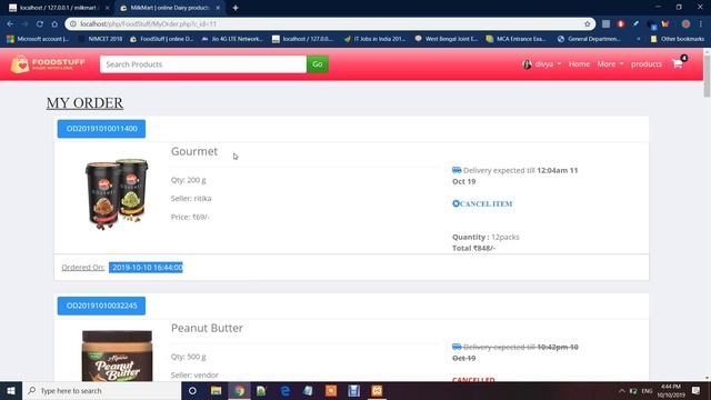 online shopping project in PHP with source code | e-commerce website| Divya Jha | Student Project смотреть онлайн