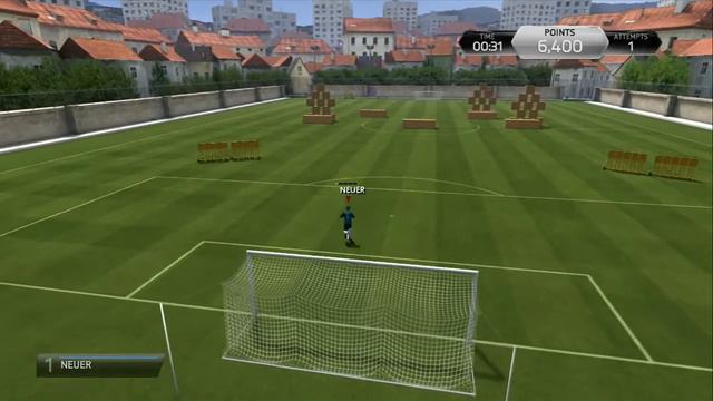 FIFA 14 Skill Games : Goalkeeper - save chipped pen's смотреть онлайн