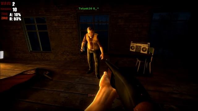 Поджигаем зомби и считаем патроны. Играем в No More Room in Hell смотреть онлайн