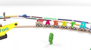 Мультики для самых маленьких  Песенки для малышей  Паровоз   алфавит для детей  Учим буквы