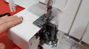 Заправка оверлока Elna 664