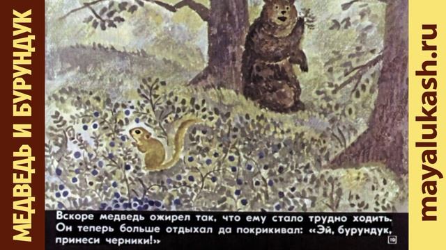 Медведь и бурундук. Сказка для детей смотреть онлайн