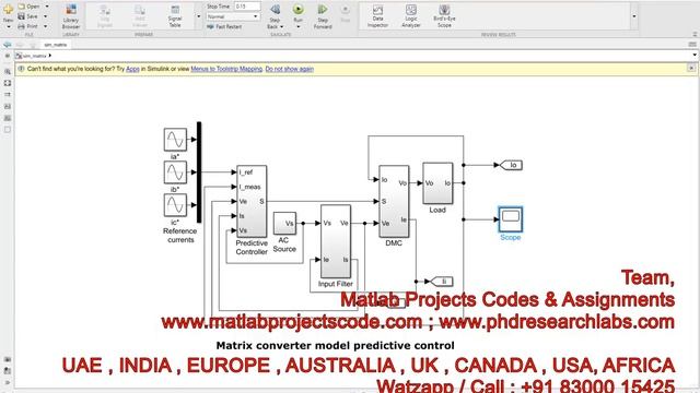 Matrix converter model predictive control || Matlab || Simulink || MPC смотреть онлайн
