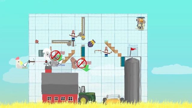 ОГУЗКИ ПРЕВРАТИЛИСЬ В ЖИВОТНЫХ / ULTIMATE CHICKEN HORSE смотреть онлайн