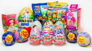 15 Киндер Сюрпризов МАША И МЕДВЕДЬ Фиксики ЩЕНЯЧИЙ ПАТРУЛЬ Мультик про Машинки Робокар Поли