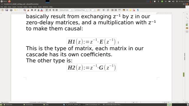 Lecture Multirate Signal Processing, Part 14 смотреть онлайн