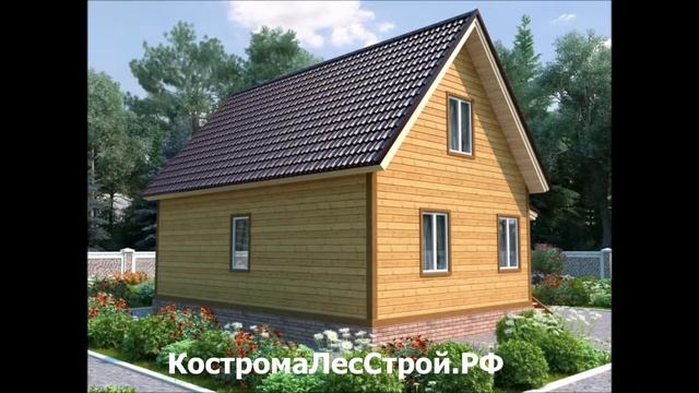 Дом из профилированного бруса Островцы. S = 130 кв.м. смотреть онлайн