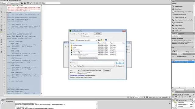 Creating a delete record page in Dreamweaver for PHP смотреть онлайн