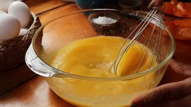 Baking tangerine cake in the oven/cooking in the village with autumn fruits! смотреть онлайн