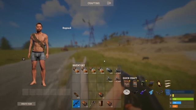 Построил Дом в ТЕКСТУРЕ! Живу за картой В Раст/Rust. смотреть онлайн
