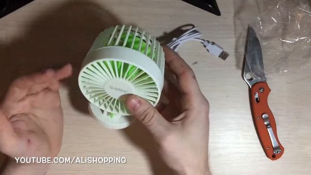 Вентилятор с двумя лопостями / Unboxing. Посылка с AliExpress смотреть онлайн