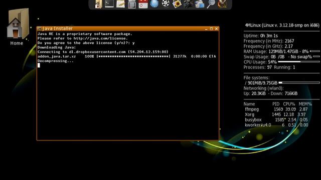 muCommander in 4MLinux смотреть онлайн