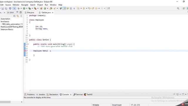 Getters and Setters in Java | Encapsulation | Why we use Getters and Setters? | Explained via code смотреть онлайн
