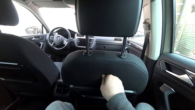 Как снять передние подголовники на Volkswagen Tiguan 2017 года смотреть онлайн