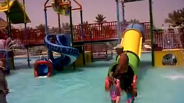 Aqua Blue Water Park(Sharm El Sheikh) children waterslides смотреть онлайн