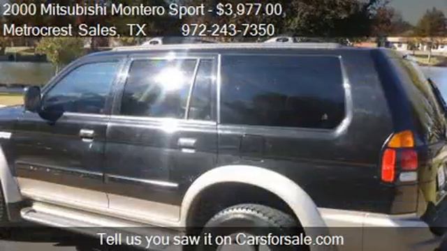 2000 Mitsubishi Montero Sport LS 4X4 - for sale in Farmers B смотреть онлайн