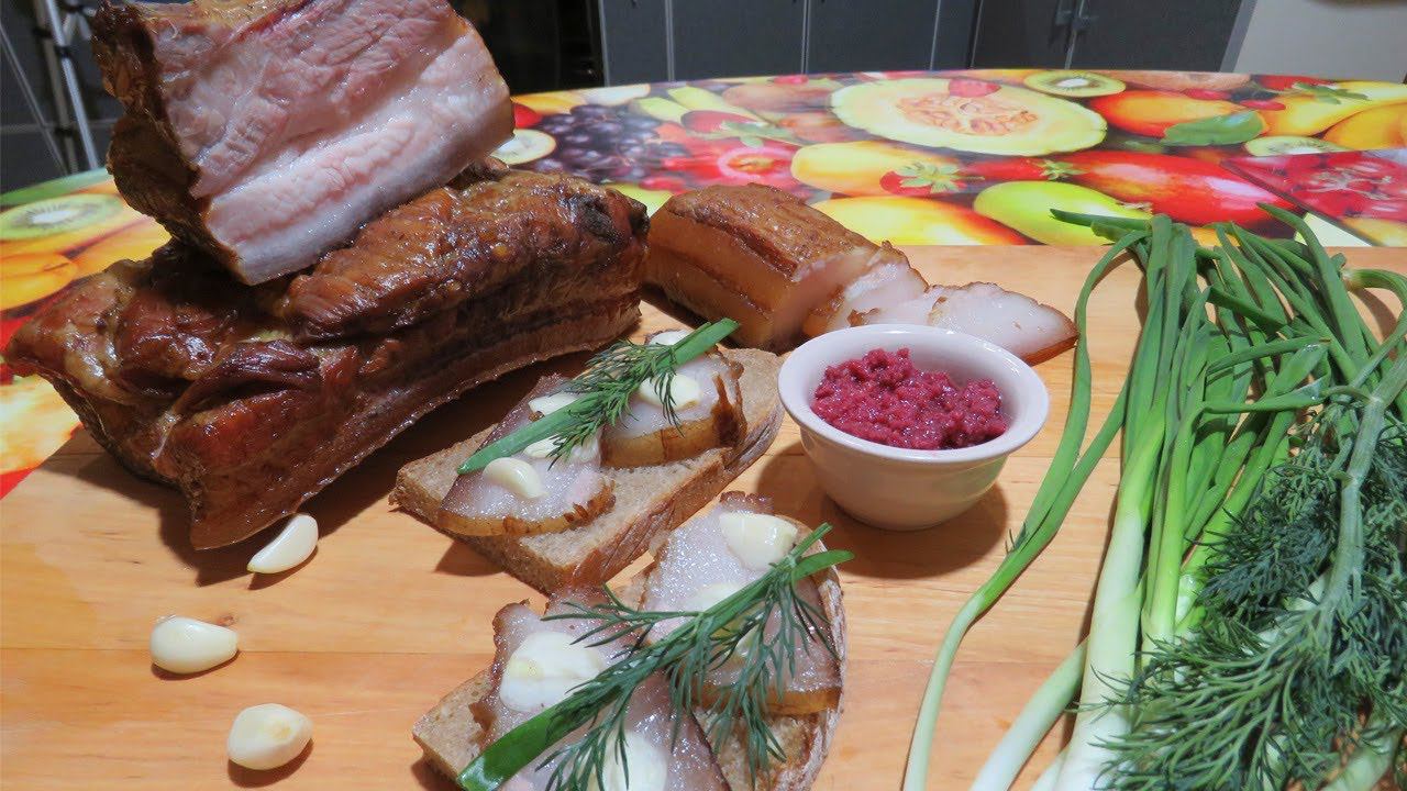 Грудинка горячего копчения | Рецепт смотреть онлайн