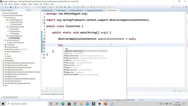 Injecting Collections in Spring |Spring Injection Example with List,Set,Map,Properties and array смотреть онлайн