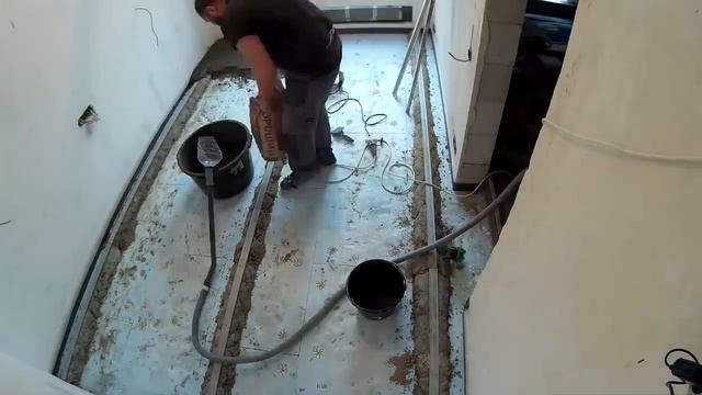 СТЯЖКА НА ПЕНОПОЛИСТИРОЛ, 12м кв | МАКЕДОН смотреть онлайн