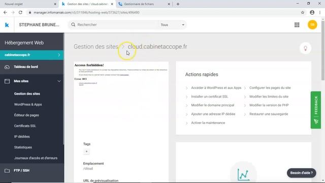 NEXTCLOUD : Comment l’installer chez INFOMANIAK (2020 / France) en quelques clics смотреть онлайн