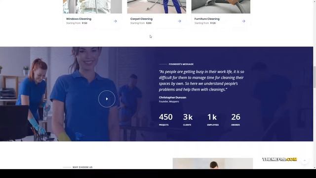 Okuda - Cleaning Company and Services WordPress Theme Cleaning Service housekeeping смотреть онлайн