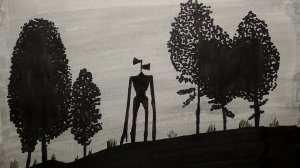 Сиреноголовый SCP-6789 - как нарисовать