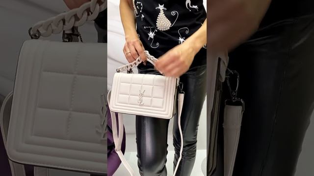 Брендовая городская женская мини сумка клатч с цепью кросс боди через плечо Код 77043 смотреть онлайн