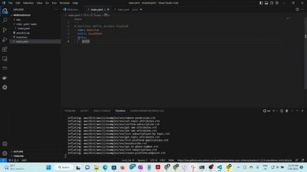 Creating Ansible Playbook on Windows System