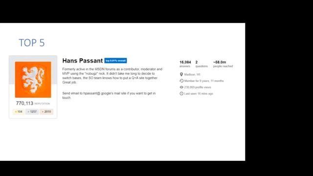Top 10 Stack Overflow Users | Highest Reputed смотреть онлайн