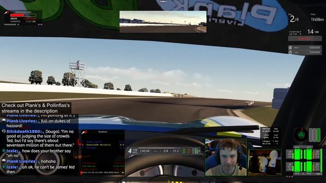 Live SRS Races | Opala Stock Cars 86, Goiânia, E4, AMS2 | Ginetta G40 GT5, Barbagallo, E1, AC смотреть онлайн