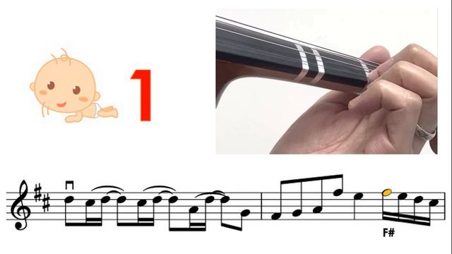 River Flows in You by Yiruma (easy version) sheet music and easy violin tutorial смотреть онлайн