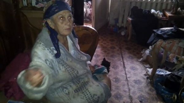 Бомжатник в донецкой пятиэтажке