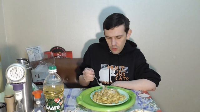 ОБЖОР ЖАРЕНАЯ КАРТОШКА С ЛУКОМ, КВАШЕНАЯ КАПУСТА смотреть онлайн