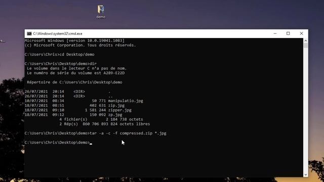 How to zip and unzip files and folders in Windows10 using the command line смотреть онлайн