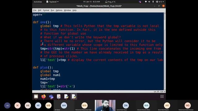 CF | Lab 13 | Part 1 | Simple Calculator | button | entry | label | widgets | Python | GUI смотреть онлайн