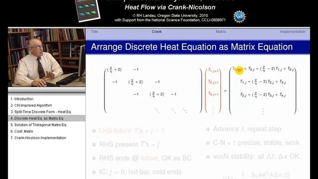 20.4 Heat Equation via Crank-Nickelson смотреть онлайн