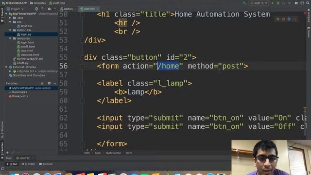 HTML and CSS frontend Flask Backend connecting to IFTTT/Alexa/ IoT Home Automation смотреть онлайн