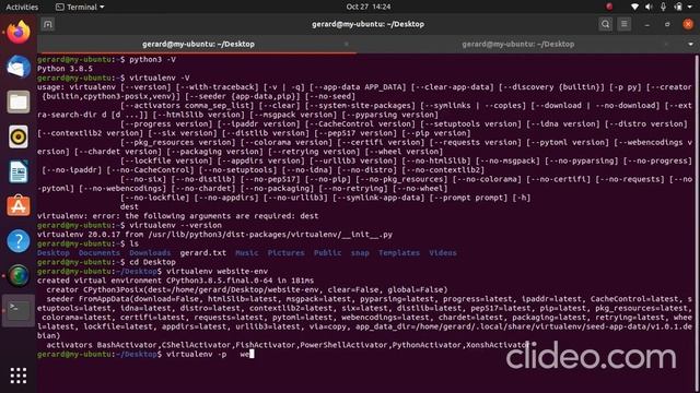 How To Create A Virtual Environment In Python | Linux | Ubuntu | virtualenv смотреть онлайн